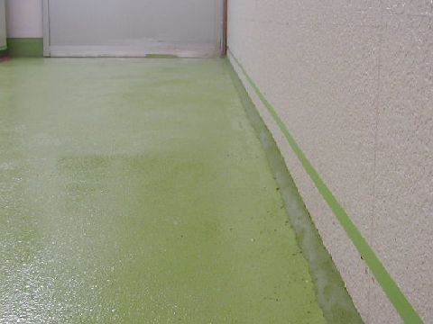 コーナーメイク　ライトグリーン施工例