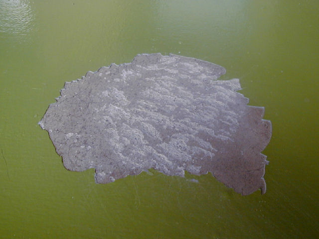 物流倉庫内 目地の破損