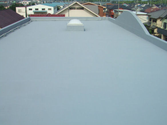 駐車場ライン引き塗装完成